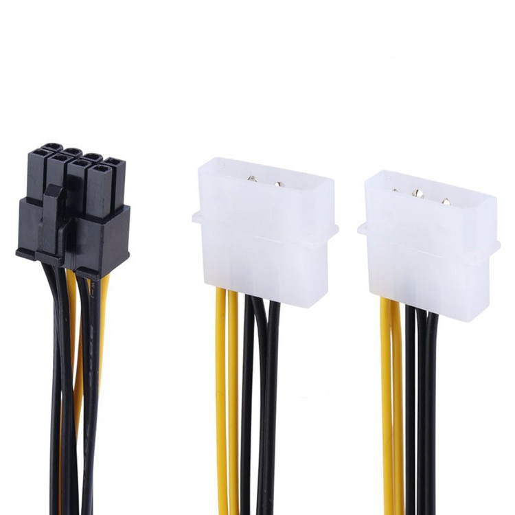 تبدیل مولکس به 8 پین گرافیک سوکت ها از بغل