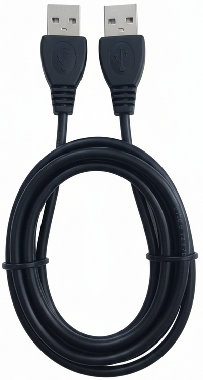 کابل USB-A به USB-A دی نت طول 1.2 متر عکس سوکت ها