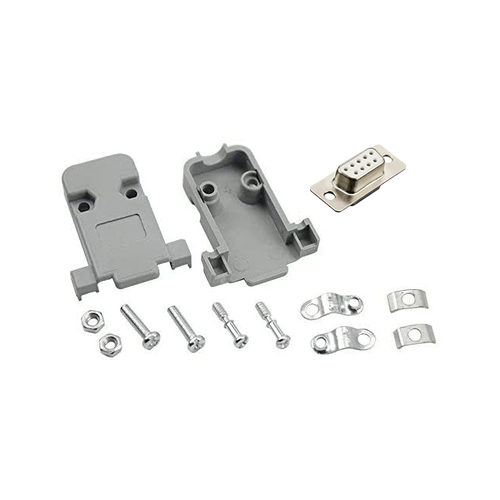 کانکتور سریال مادگی 9 پین به همراه کاور محافظ تمام قطعات