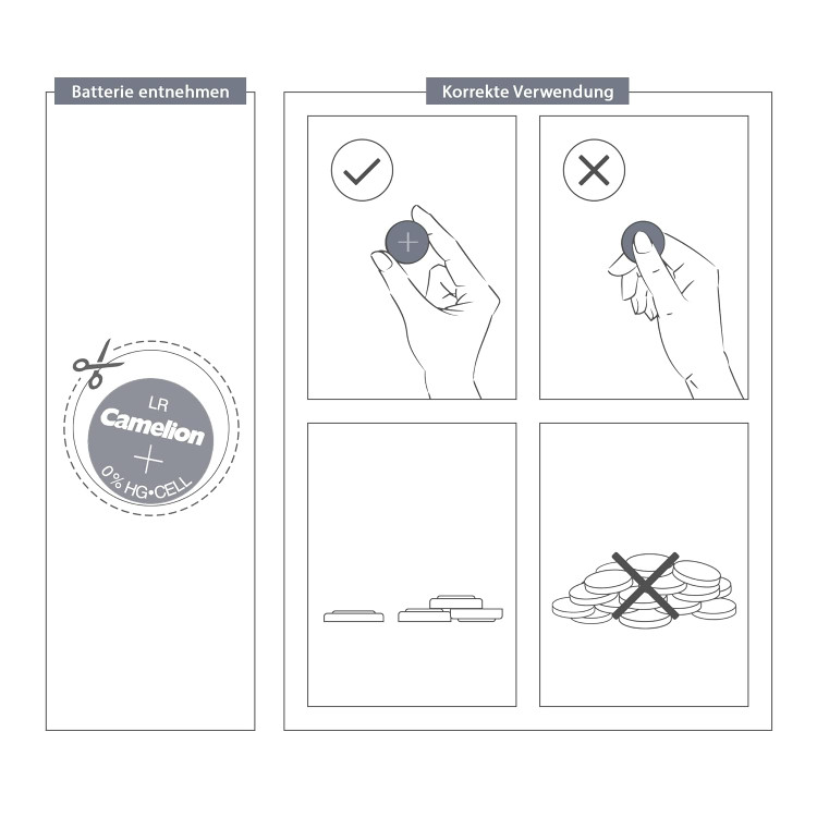 باتری آلکالاین کملیون AG10-PB2-Free HG بسته 2 عددی