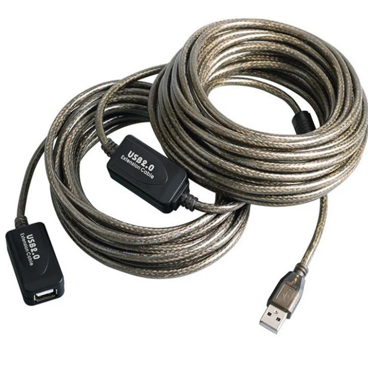 کابل افزایش طول USB 2.0 برددار دی نت DT-461 طول 15 متر کلاف