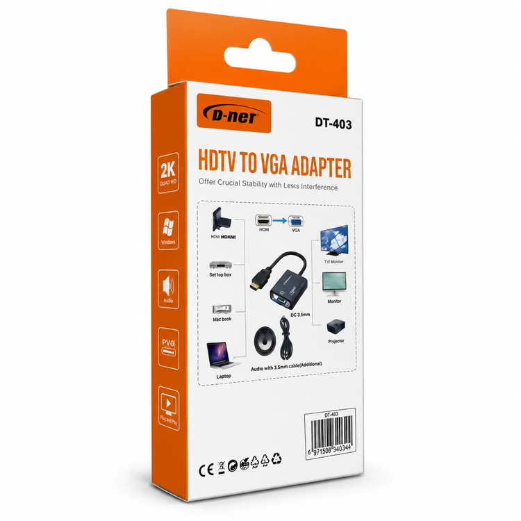 تبدیل HDMI به VGA دی نت مدل DT-403