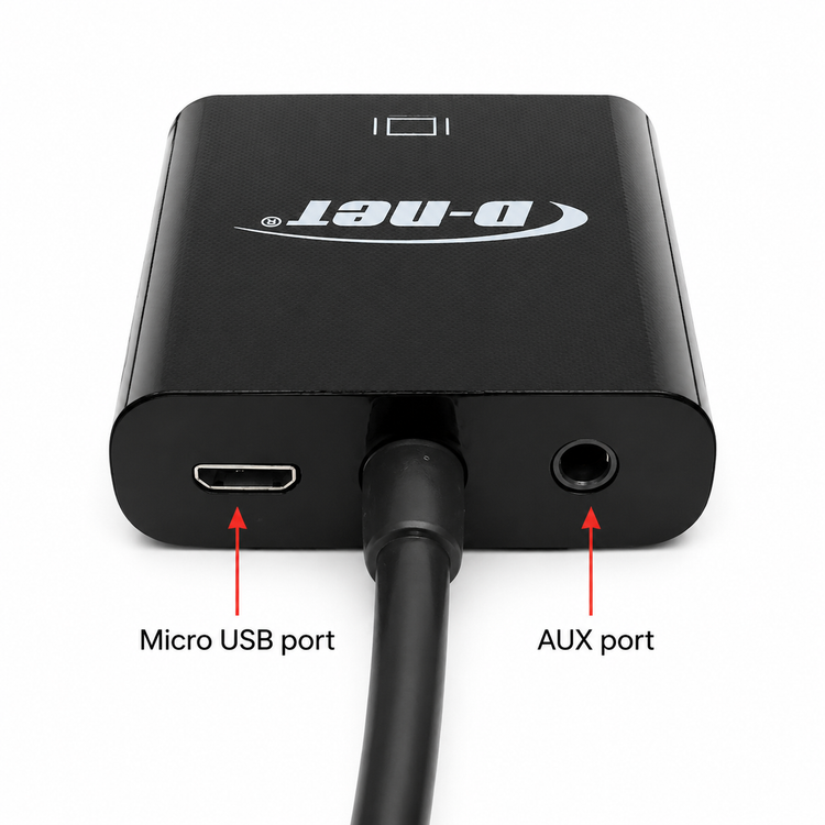 تبدیل HDMI به VGA دی نت مدل DT-403 پاوردار