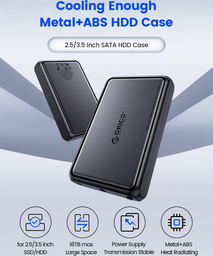 کیف محافظ هارد اکسترنال ۲.۵ اینچ ORICO PHD-25
