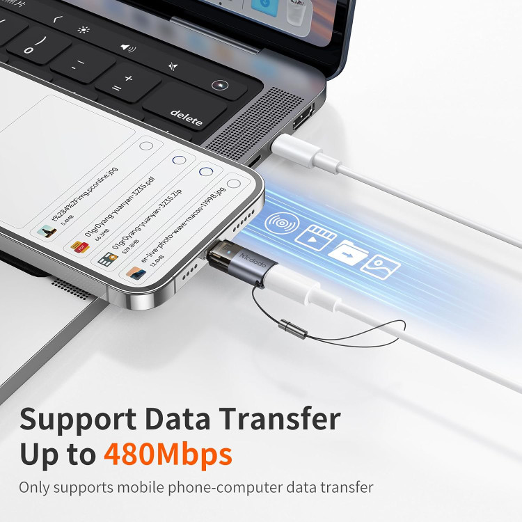 مبدل OTG مکدودو Mcdodo OT-7630 تبدیل Type-C به Lightning توان 36 وات با پشتیبانی از فست شارژ PD و انتقال دیتا