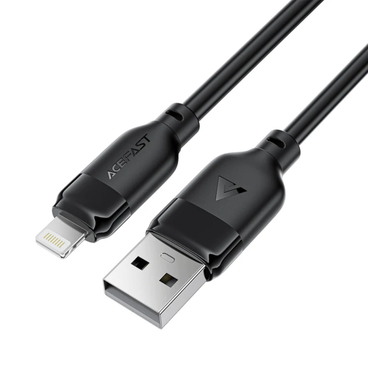 کابل تبدیل USB-A به لایتنینگ ایسفست مدل ACEFAST C16-02 شدت جریان 2.4 آمپر طول 1.2 متر
