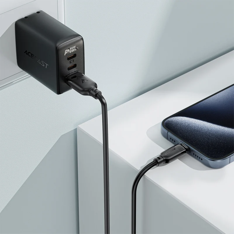 کابل تبدیل USB-A به لایتنینگ اِیس فست مدل ACEFAST C16-02 شدت جریان 2.4 آمپر طول 1.2 متر