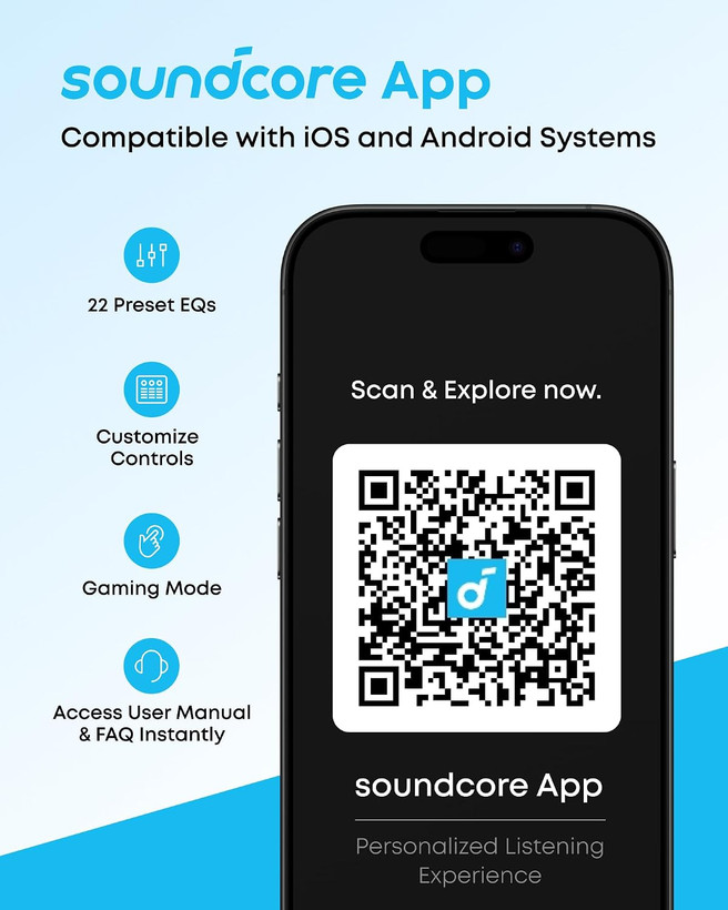 هندزفری بلوتوثی انکر ساندکور مدل Anker Soundcore K20i (A3994) با قابلیت شارژ سریع و درایورهای بهینه