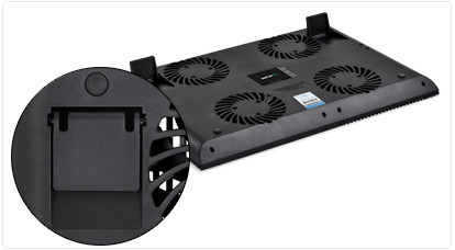 کول پد (خنککننده) لپتاپ دیپکول مدل Multi Core X8 | چهار فن قدرتمند و بدنه آلومینیومی