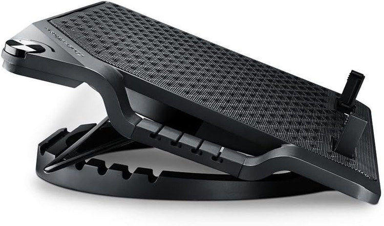 پایه خنککننده لپتاپ کولر مستر Cooler Master مدل ERGOSTAND III | فن بزرگ ۲۳۰ میلیمتری، هاب ۴ پورت USB، تنظیم زاویه ۶ حالته، مناسب تا ۱۷ اینچ