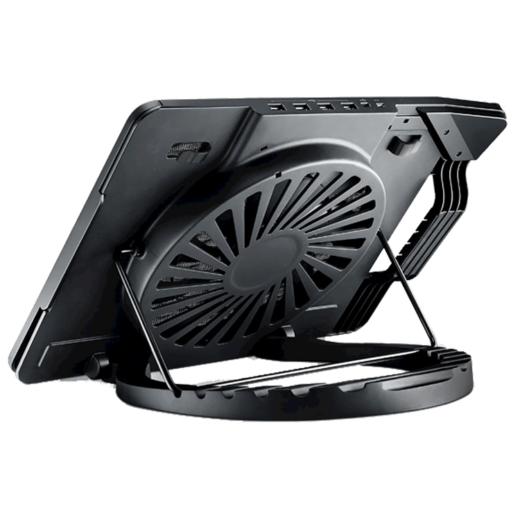 پایه خنککننده لپتاپ کولر مستر Cooler Master مدل ERGOSTAND III | فن بزرگ ۲۳۰ میلیمتری، هاب ۴ پورت USB، تنظیم زاویه ۶ حالته، مناسب تا ۱۷ اینچ