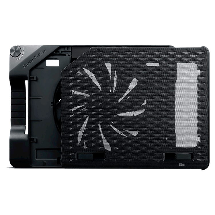 پایه خنککننده لپتاپ کولر مستر Cooler Master مدل ERGOSTAND III | فن بزرگ ۲۳۰ میلیمتری، هاب ۴ پورت USB، تنظیم زاویه ۶ حالته، مناسب تا ۱۷ اینچ