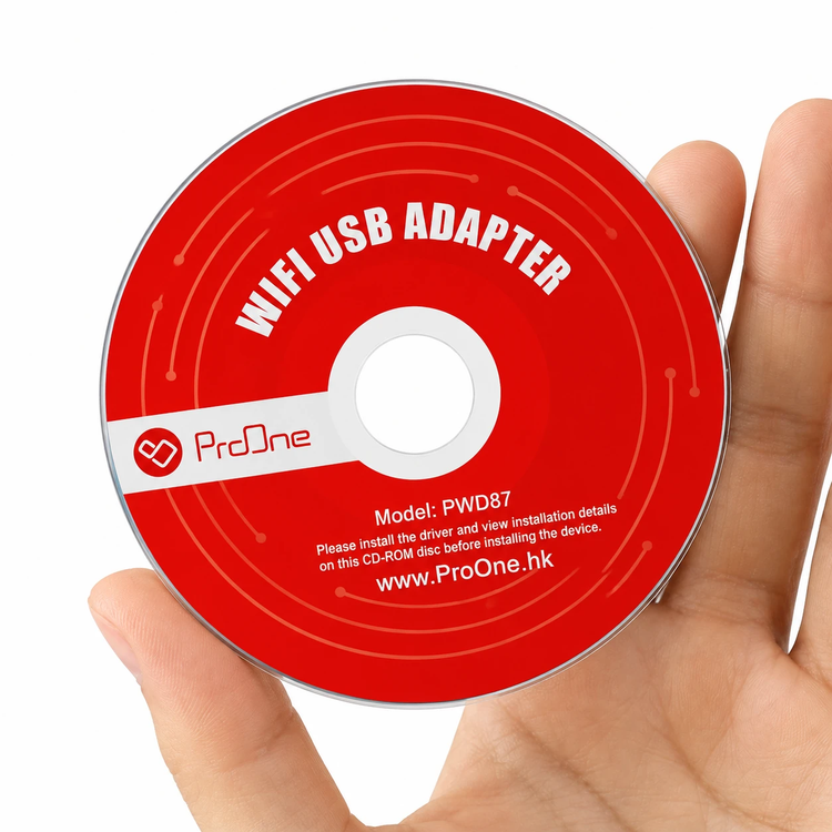 کارت شبکه USB بی سیم پرووان (ProOne) مدل PWD87 | دانگل وای فای پرسرعت 150Mbps، فرکانس 2.4GHz، استاندارد 802.11n، طراحی نانو و جمعوجور