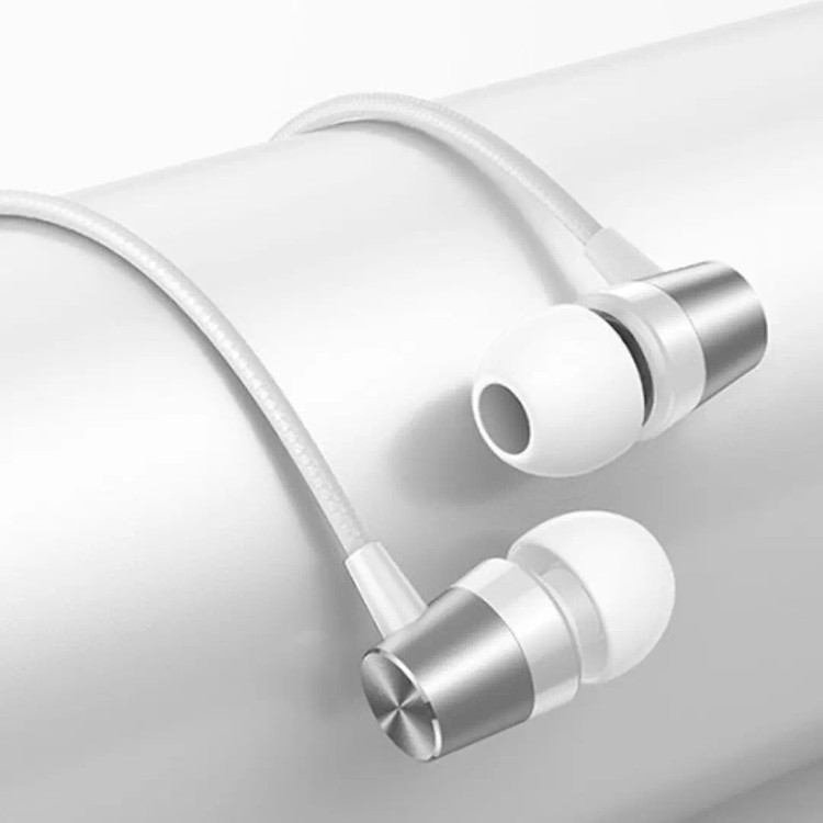 هندزفری سیمی یوسمز (USAMS) مدل EP-42 (کد US-SJ475) | هدفون با سیم فلزی جک ۳.۵ میلیمتری مجهز به میکروفون HD و کیفیت صدای Hi-Fi