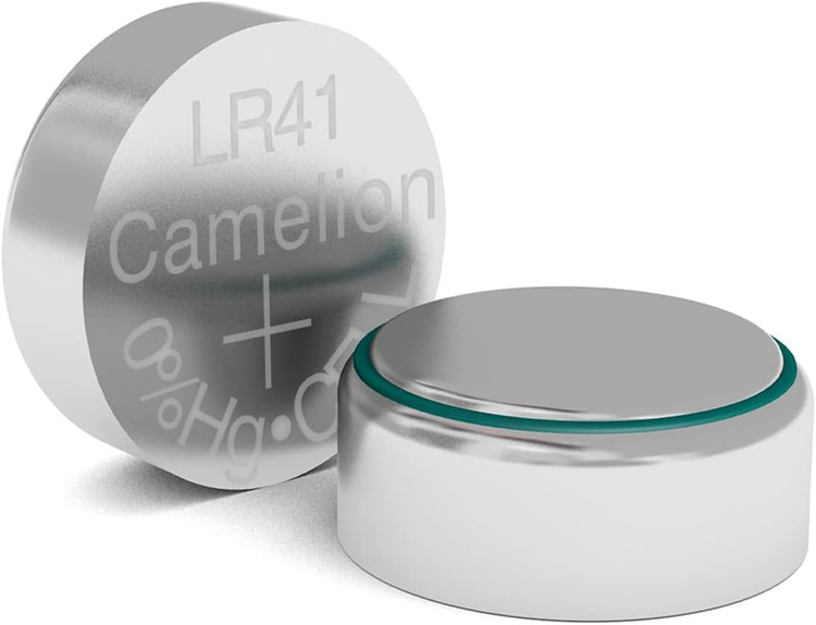 باتری ساعتی آلکالاین کملیون (Camelion) مدل AG3 / LR41 بسته ۲ عددی | باتری دکمهای ۱.۵ ولت مینیاتوری مناسب تبسنج دیجیتال، ساعت مچی و لیزر