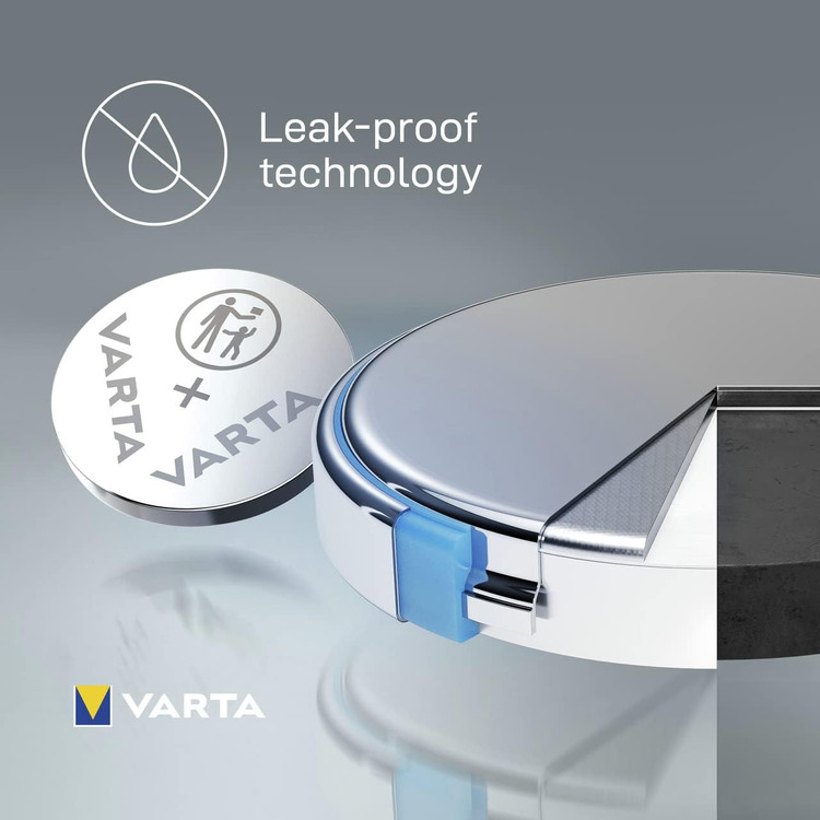 باتری سکهای لیتیومی وارتا (VARTA) مدل CR2016 ولتاژ ۳ ولت | باتری دکمهای مناسب ریموت خودرو، ساعت مچی دیجیتال و ترازو