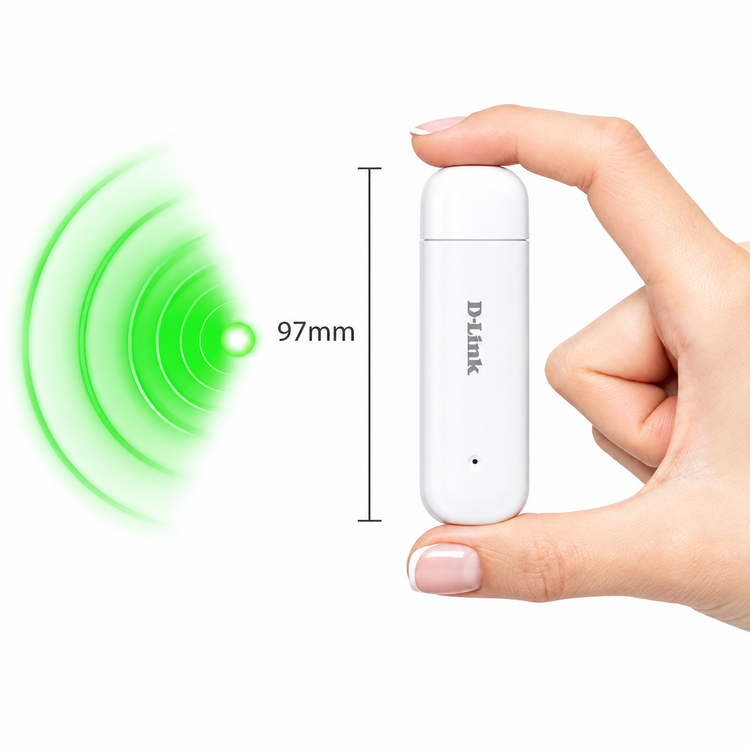 مودم دانگل 4G LTE دیلینک مدل D-Link DWR-910M | مودم روتر بیسیم سیمکارتی USB (وینگل) سرعت 150Mbps، تغذیه 5V پورت USB، مناسب خودرو، پاوربانک و لپتاپ