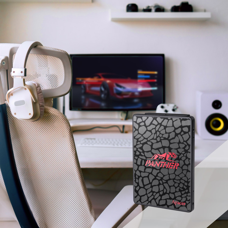اس اس دی اینترنال ۲.۵ اینچ اپیسر مدل Apacer AS350 PANTHER ظرفیت ۲۵۶ گیگابایت رابط SATA III